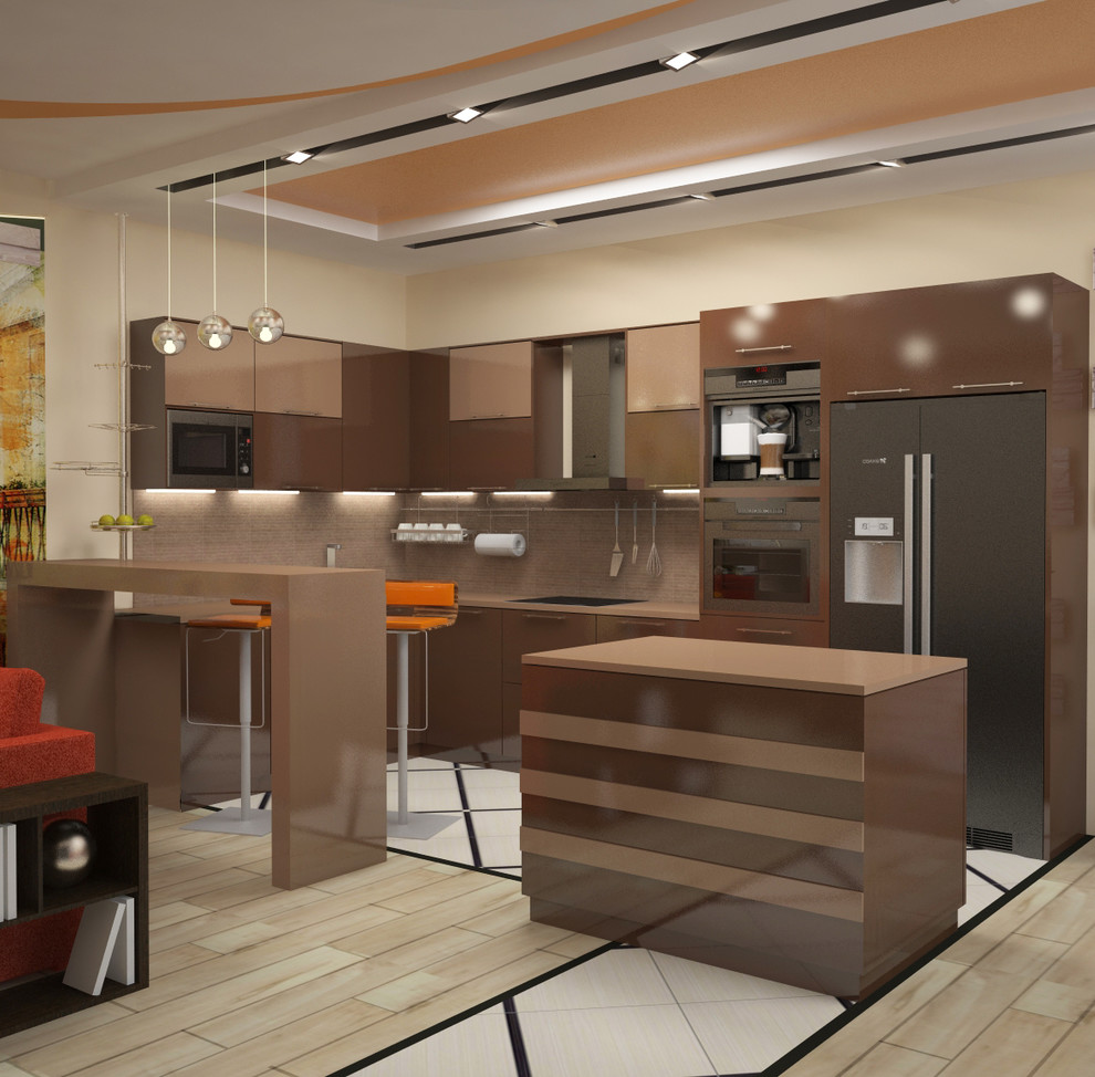 Дизайн таунхауса в современном стиле