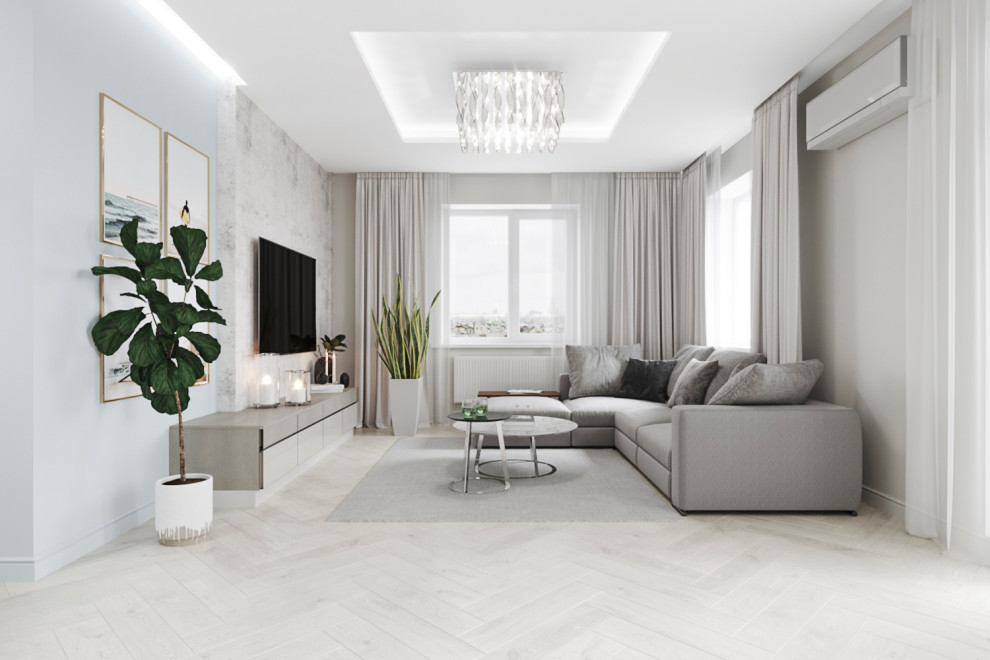 Квартира в пастельных тонах