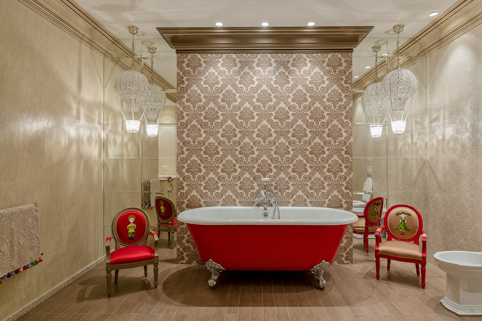 Двухуровневая квартира в класическом стиле.