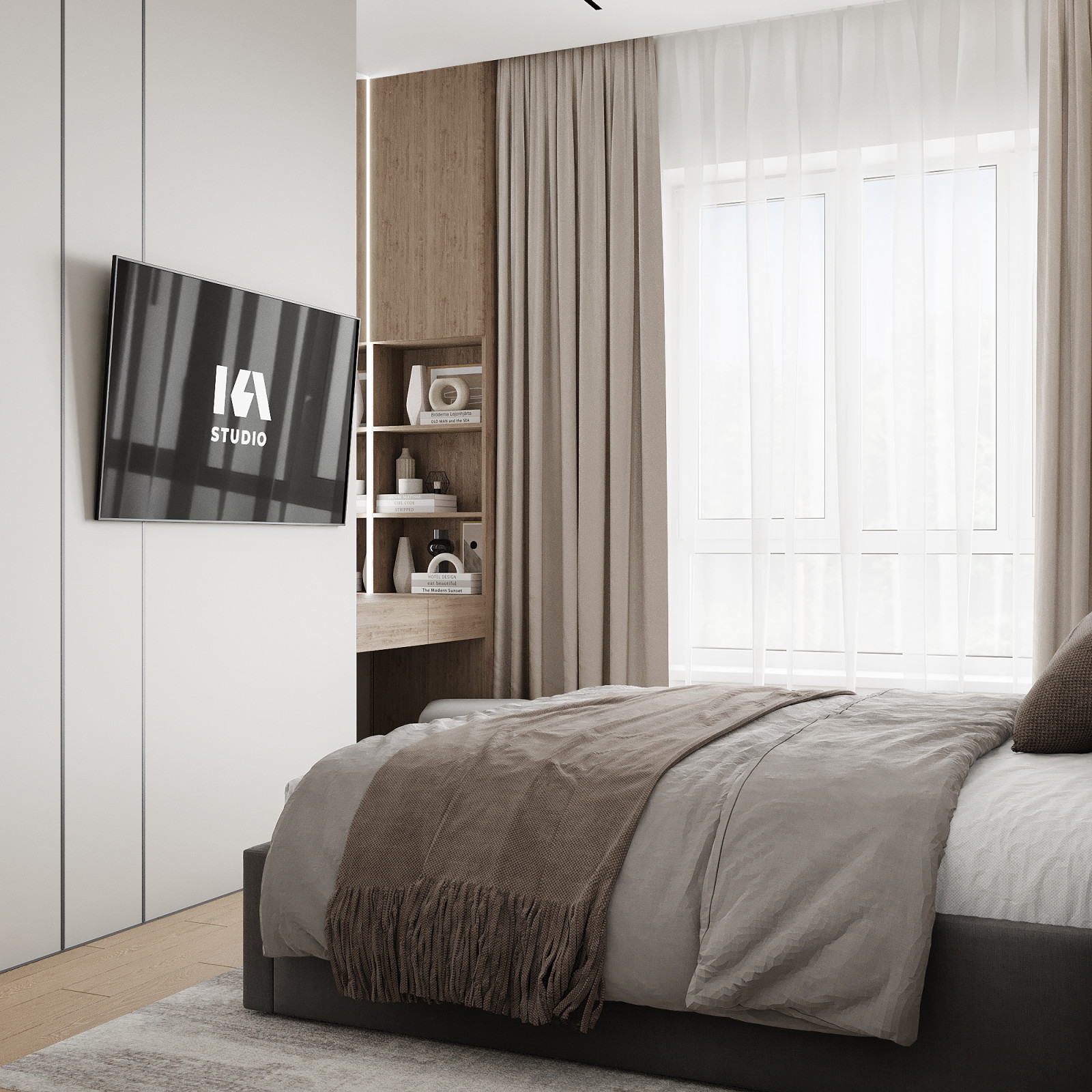 Дизайн квартиры в современном стиле с нотками сканди