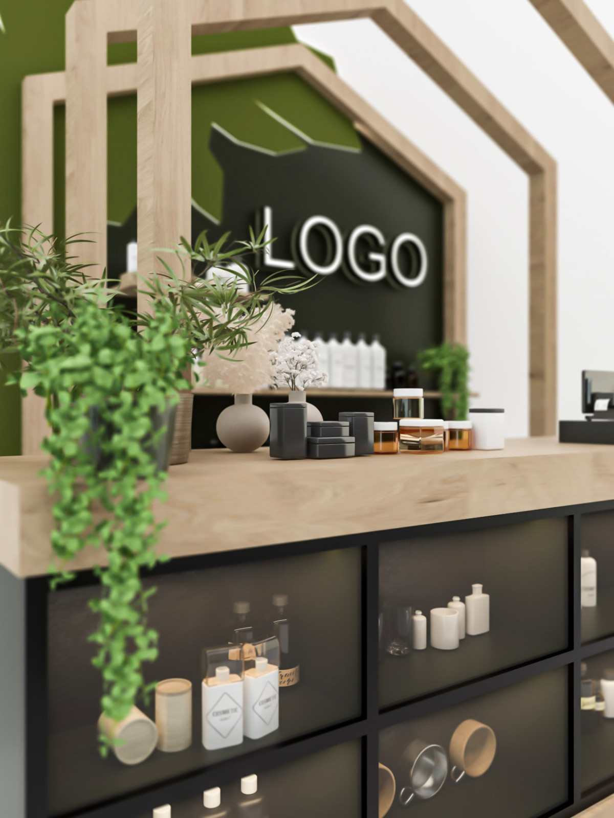 Обложка проекта: Дизайн торгового островка ЭКО-косметики