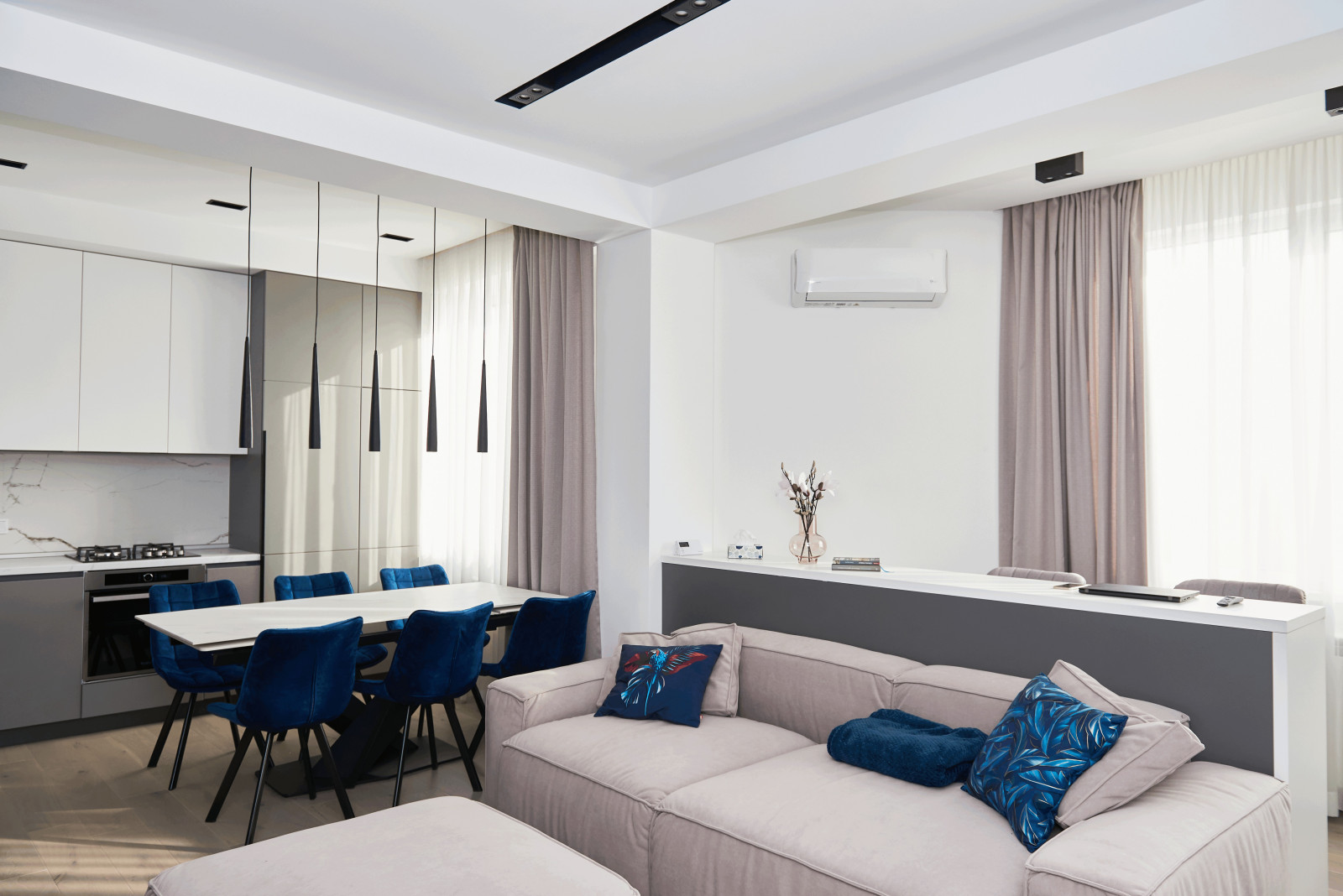 Дизайнерский ремонт 2комнатной квартиры в новострое