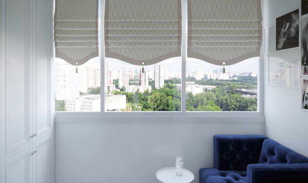 Проект квартиры 77 кв.м. с камином