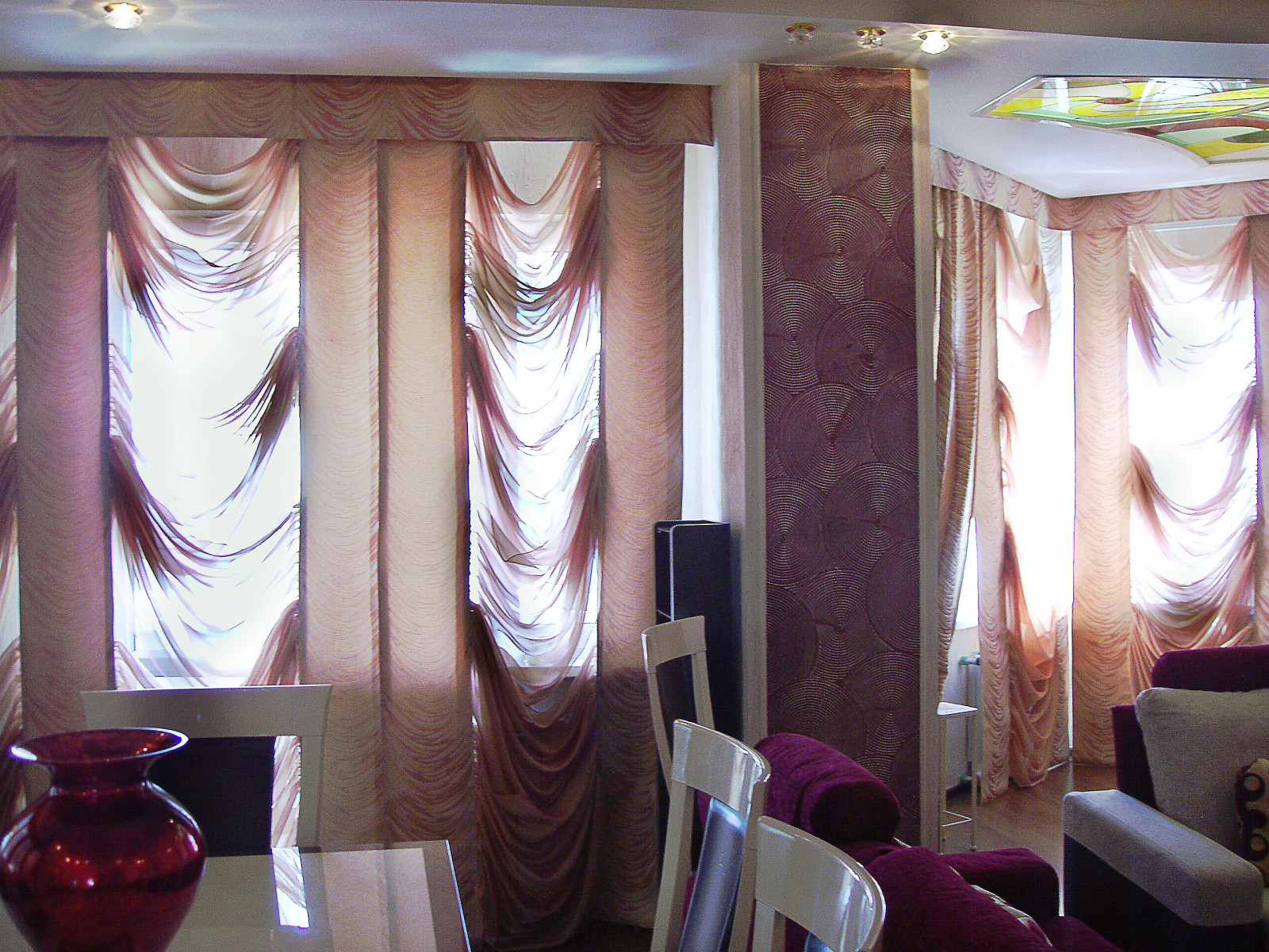 Ar-deco, marsala & terracota