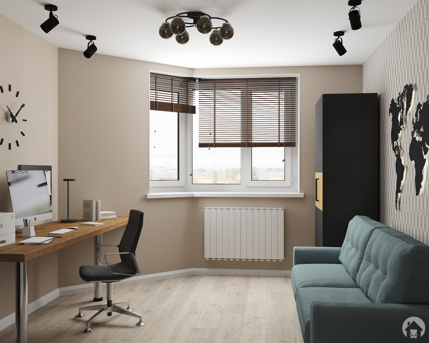 Дизайн-проект квартиры на Санаторной (новый)