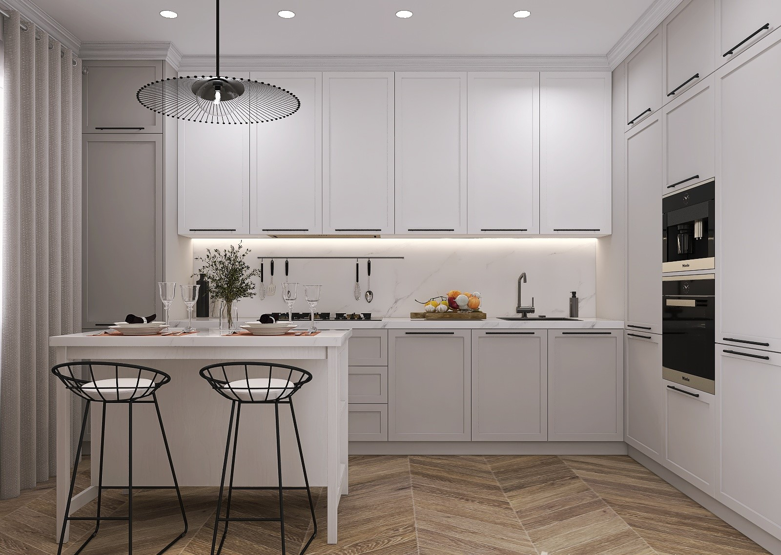 Обложка проекта: Двушка в Москве во французском стиле