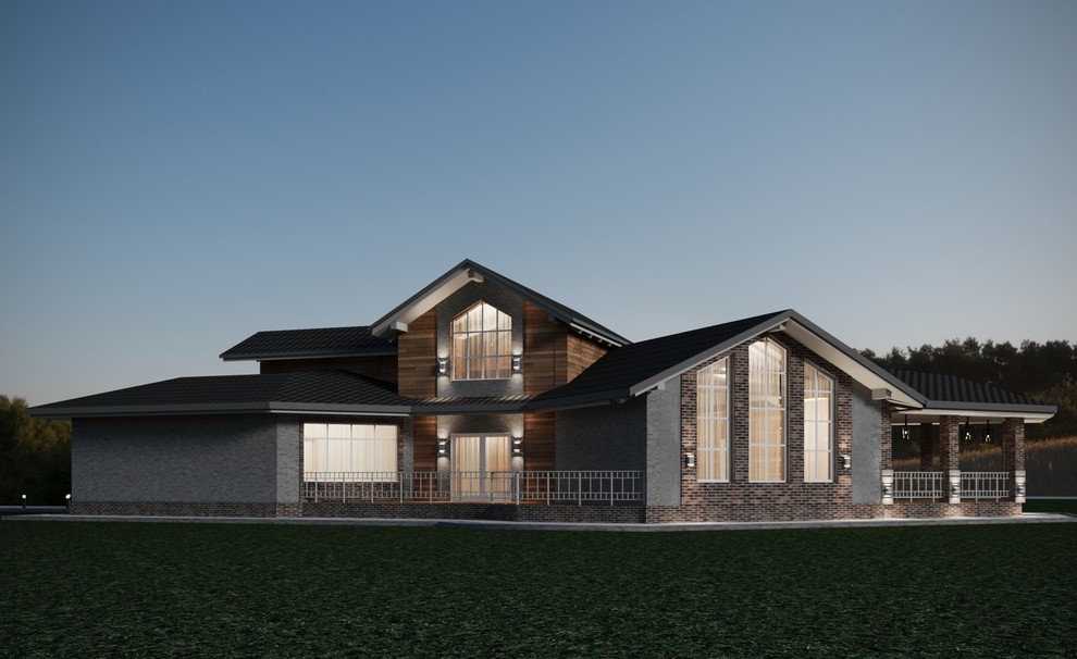 Обложка проекта: Разработка архитектуры/Визуализация экстерьера для дизайн-бюро "IDEA"