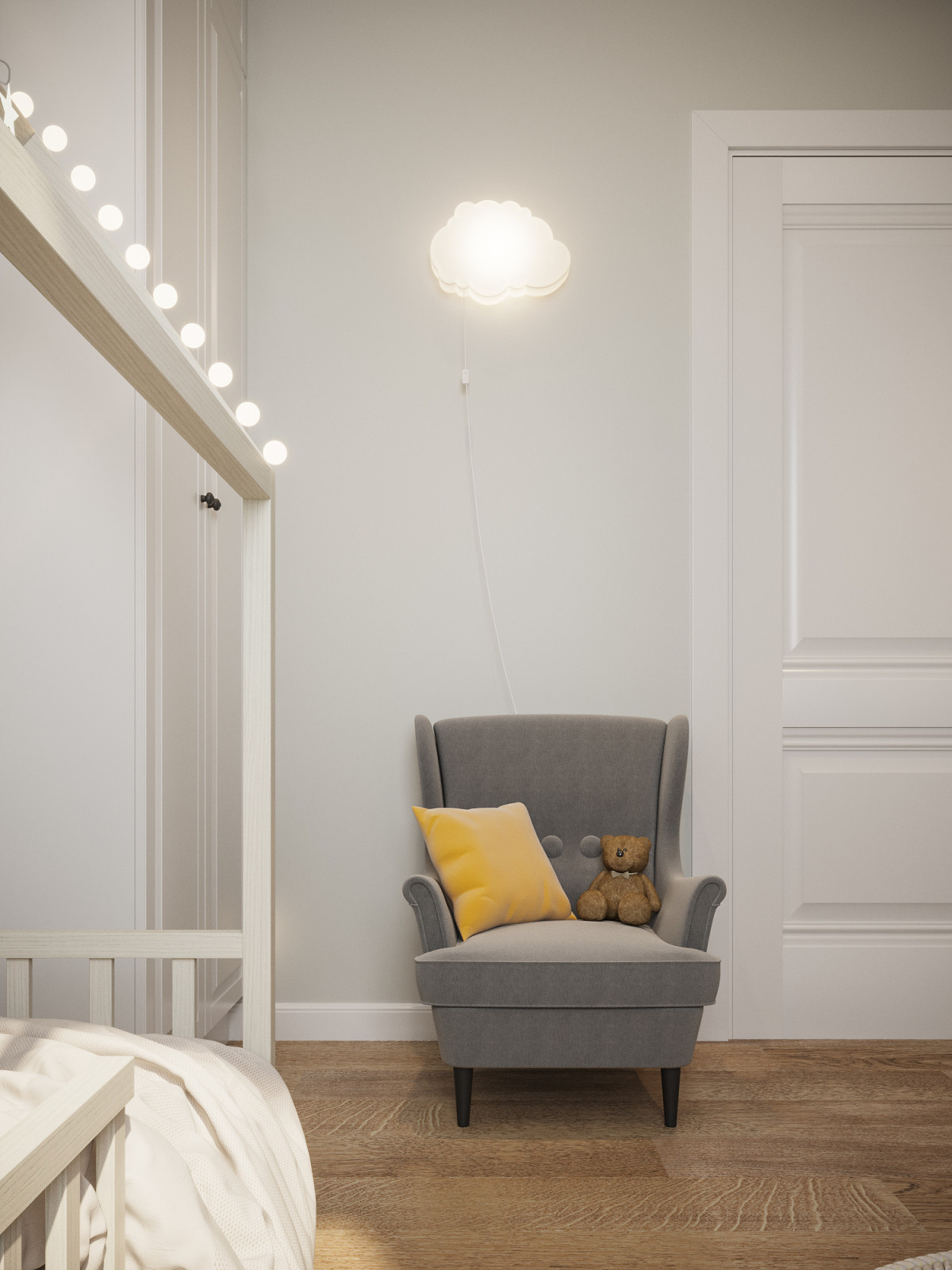 Двухкомнатная квартира 55 м.кв.