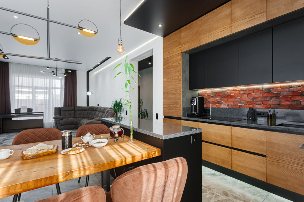 Ремонт кухни-гостиной