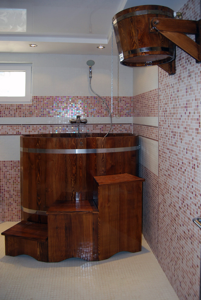 Экстерьер и интерьер бани в Царевщине