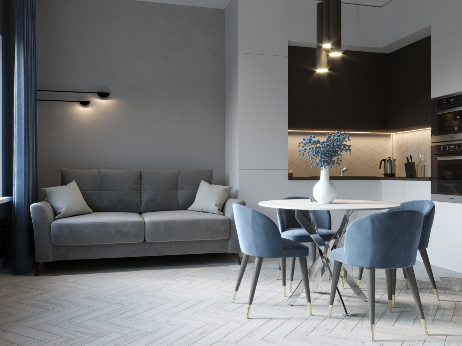 861 - Татьяна Сафарова - Квартира - Кухня гостиная - Финал -  (1).jpg