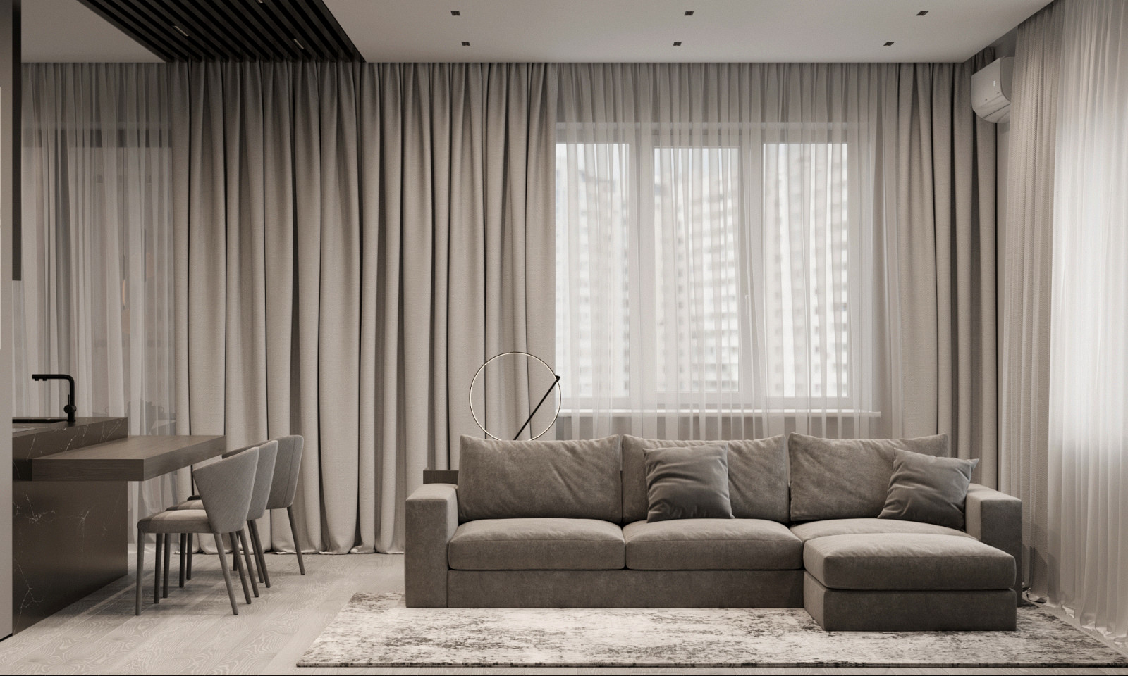 Кухня-гостиная из проекта по ул. Автономная