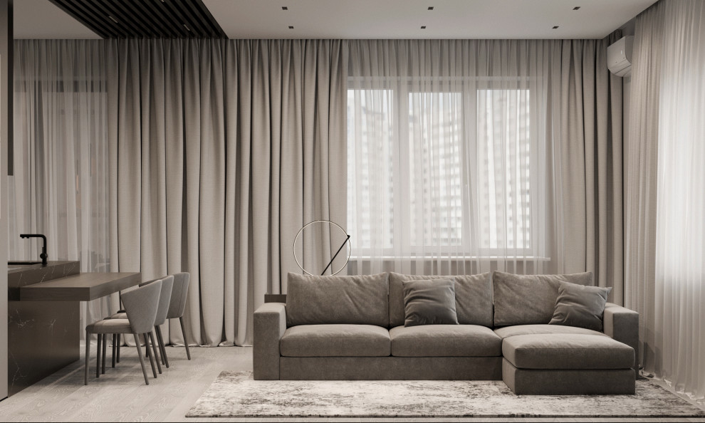 Кухня-гостиная из проекта по ул. Автономная