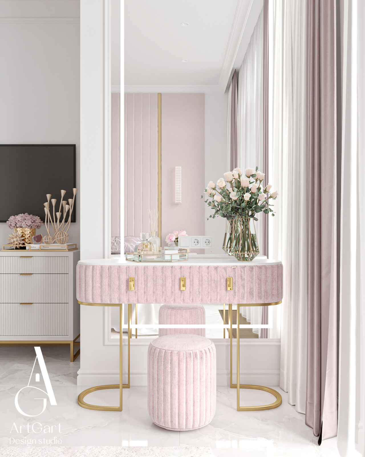 Дизайн квартиры в ЖК  Spires