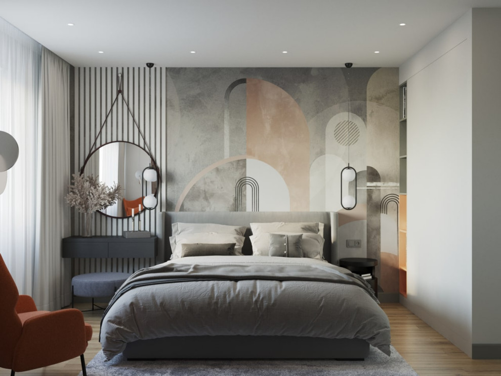 Обложка проекта: Спальня "Маленькое счастье в большом городе"