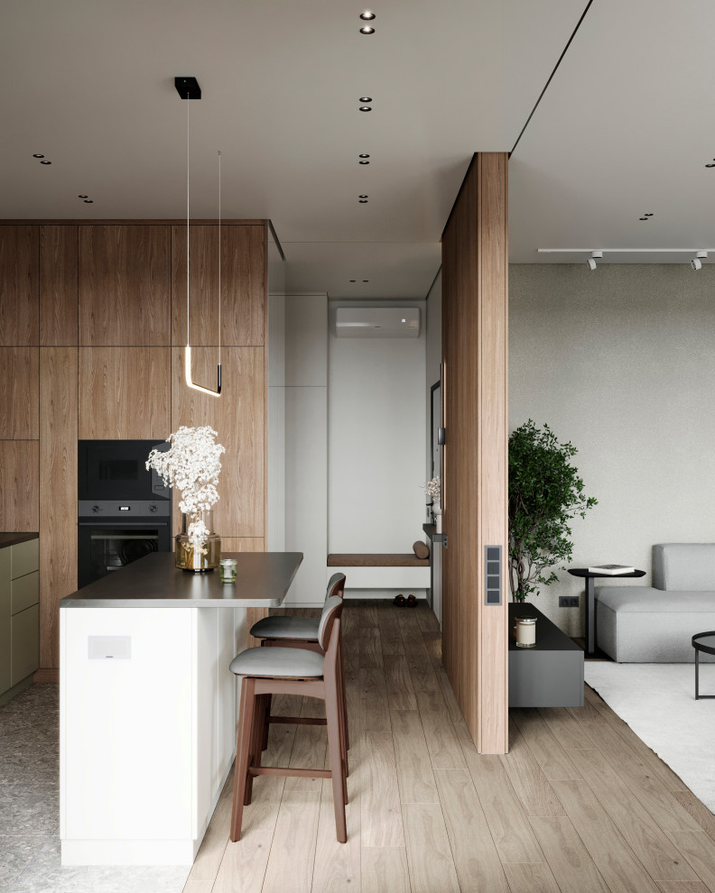 Дизайн интерьера квартиры в ЖК "Притяжение" на Выборгской набережной