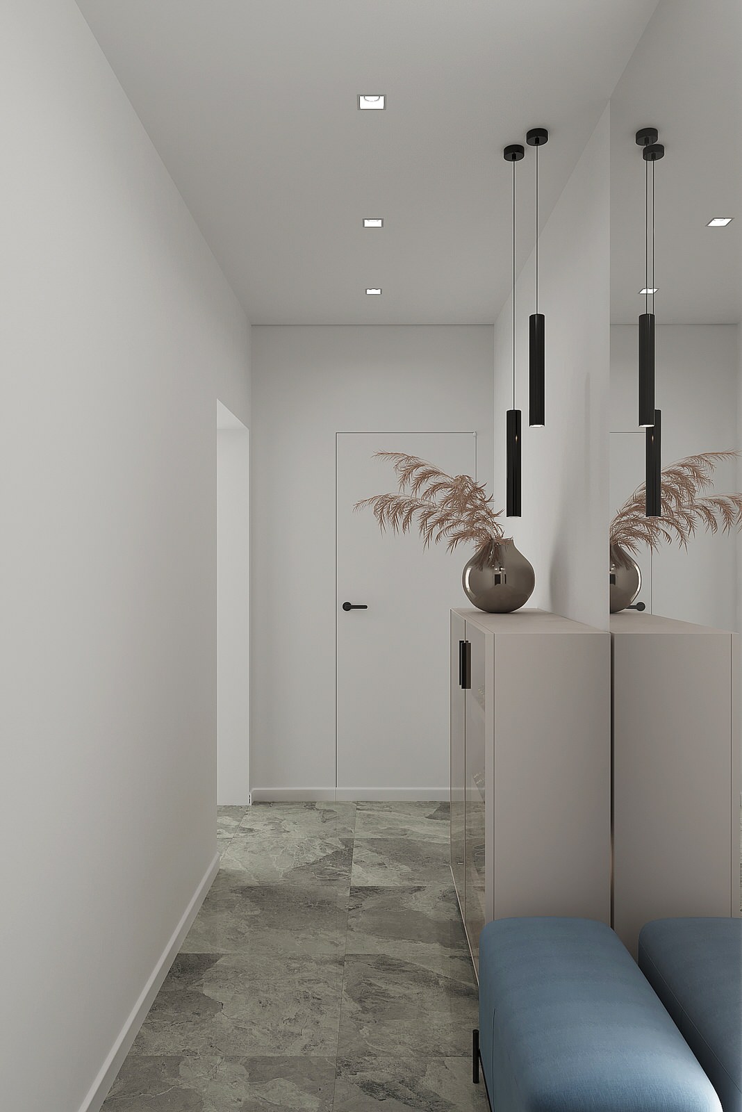 Двухуровневая квартира для молодой семьи