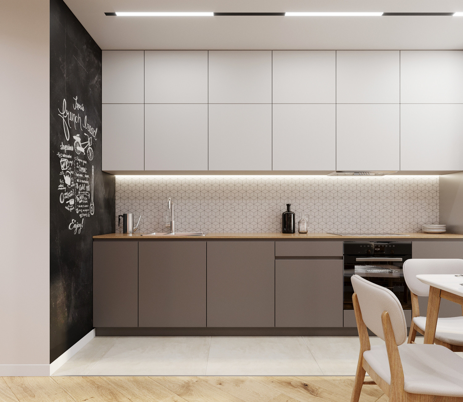 Дизайн- проект квартиры 55,46  м²