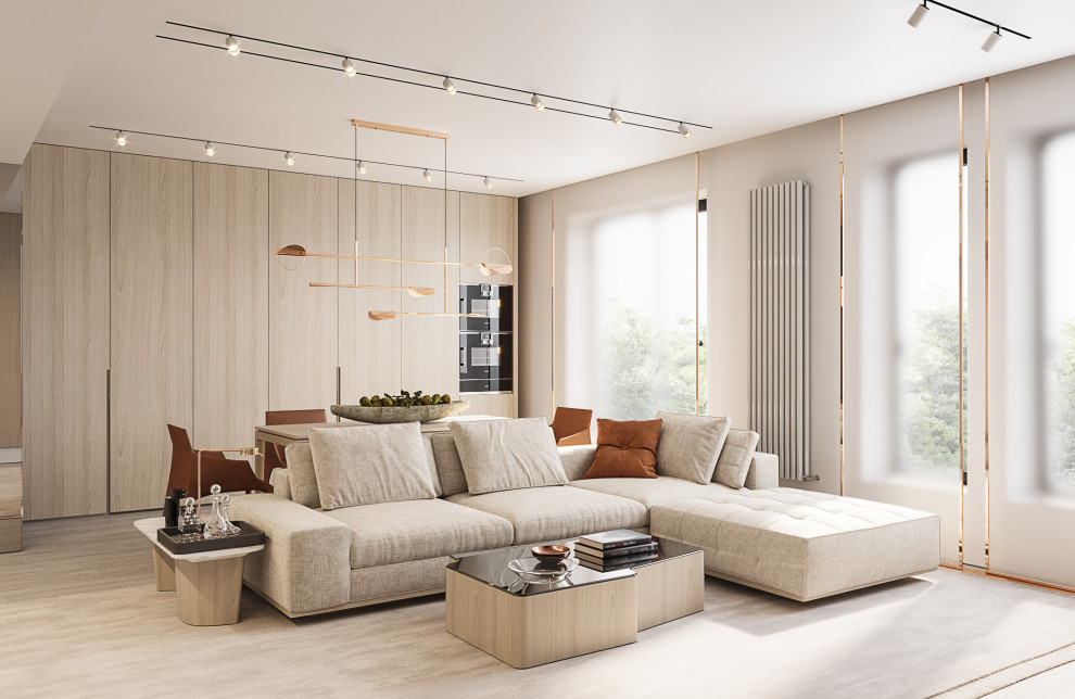 Обложка проекта: Дизайн интерьера четырехкомнатной квартиры