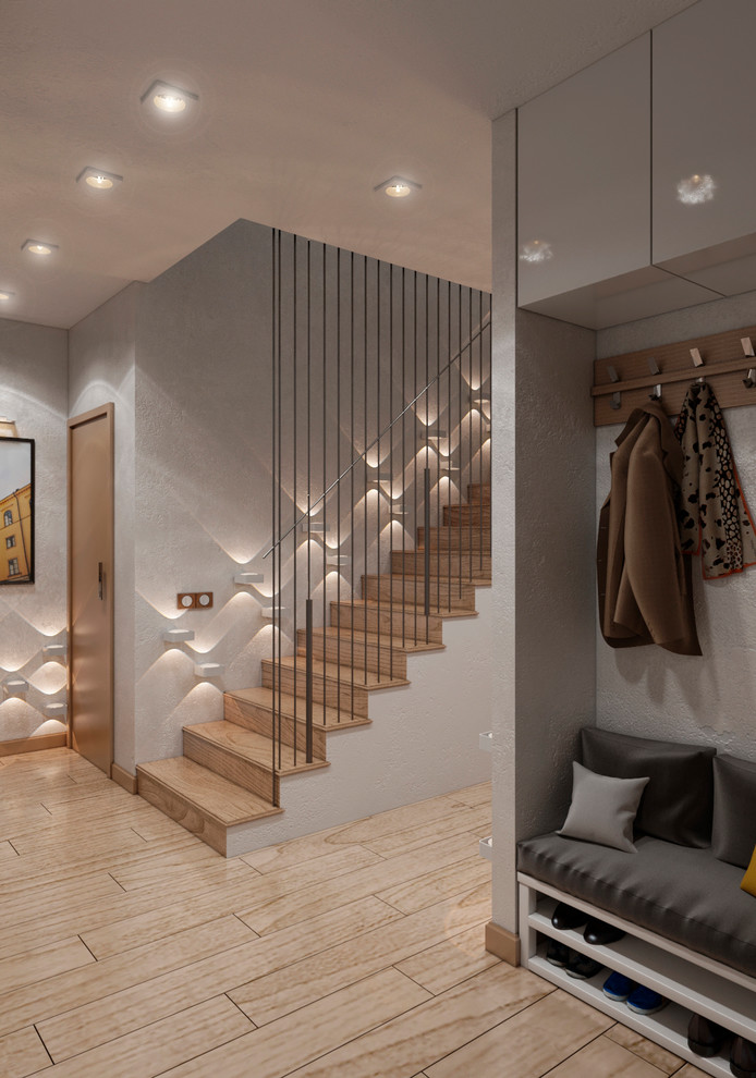 прихожая комната в скандинавском стиле