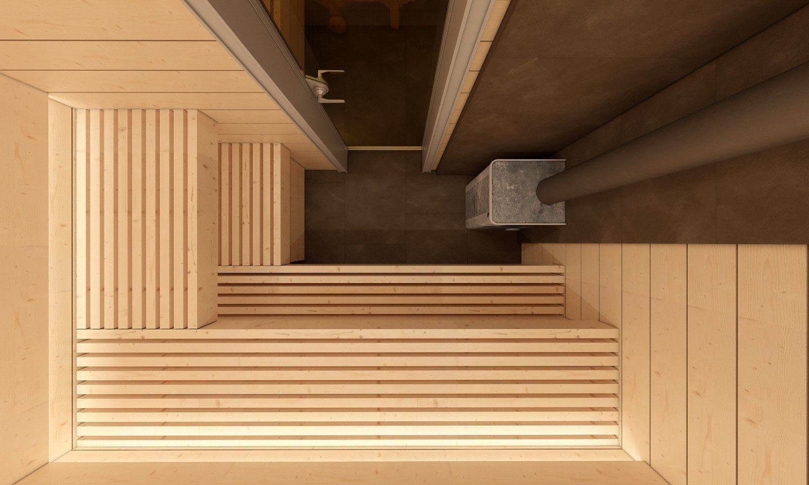 Баня из  клееного бруса в пос. Заповедник