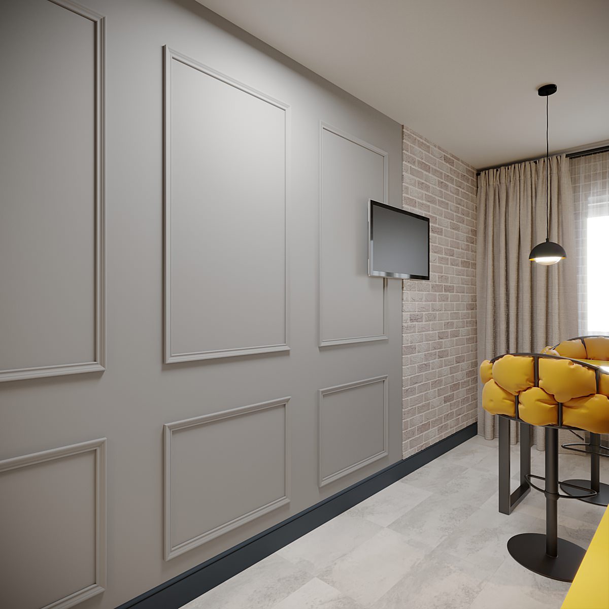 Кухня в стиле лофт