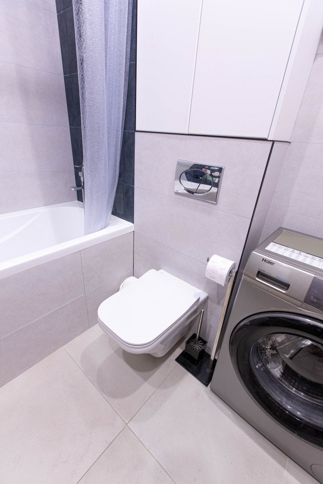 Дизайн - проект однокомнатной квартиры для молодой пары. Фотографии реализации.