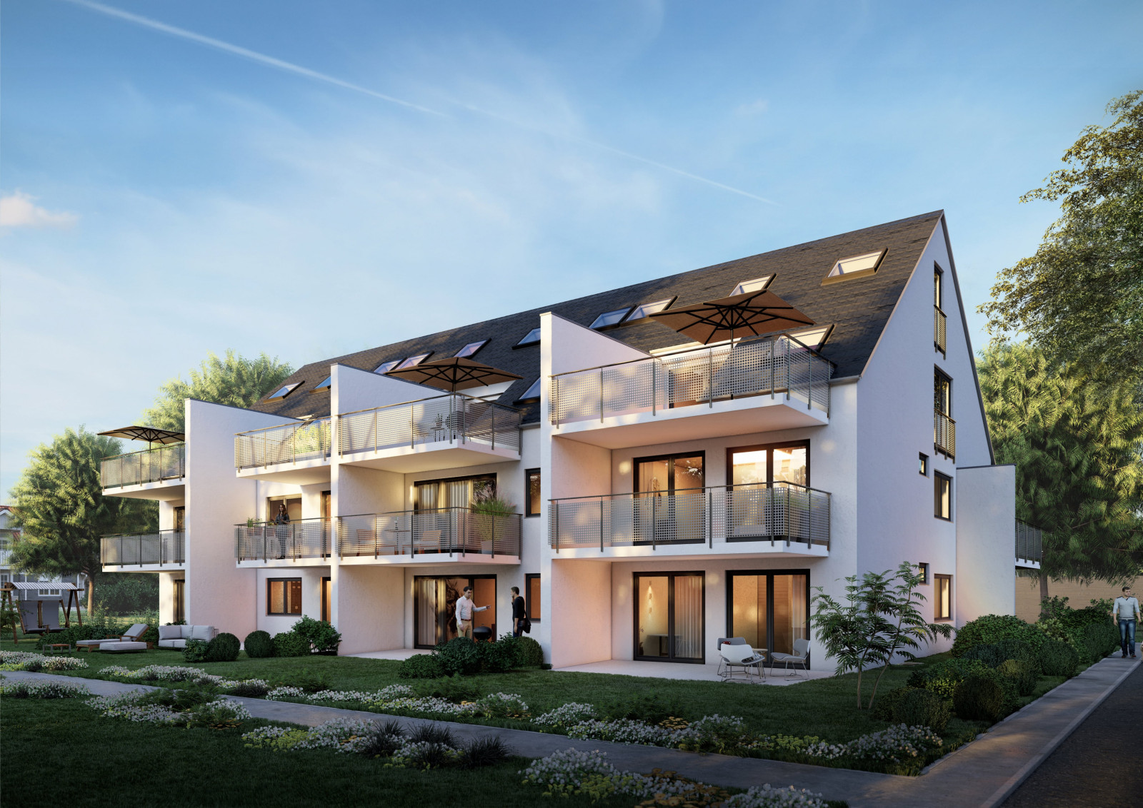 wizualizacja domu w Hamburgu