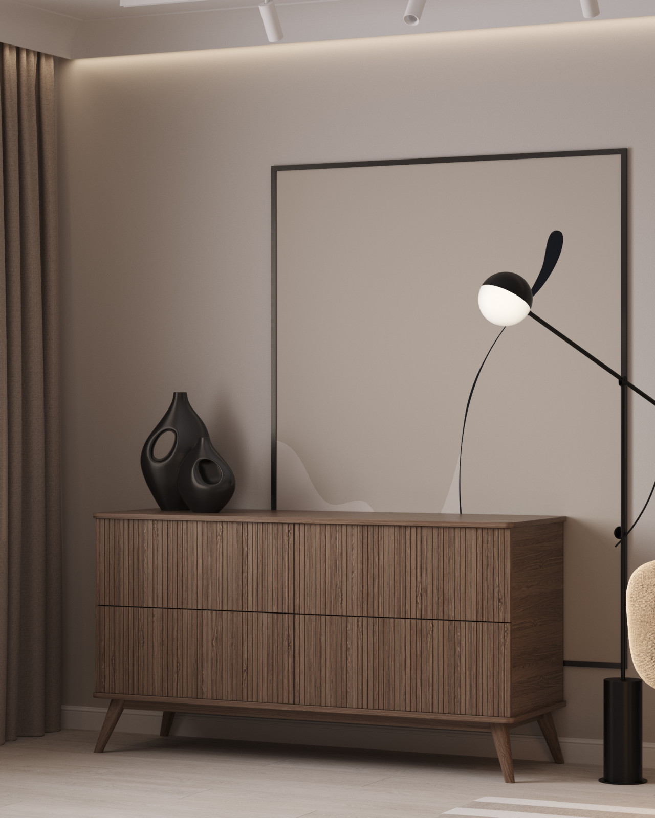 Кухня-гостиная из проекта в г.Петропавловск-Камчатский