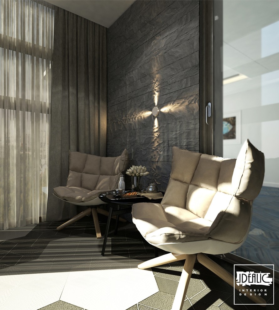 Легкий лофт для молодой пары