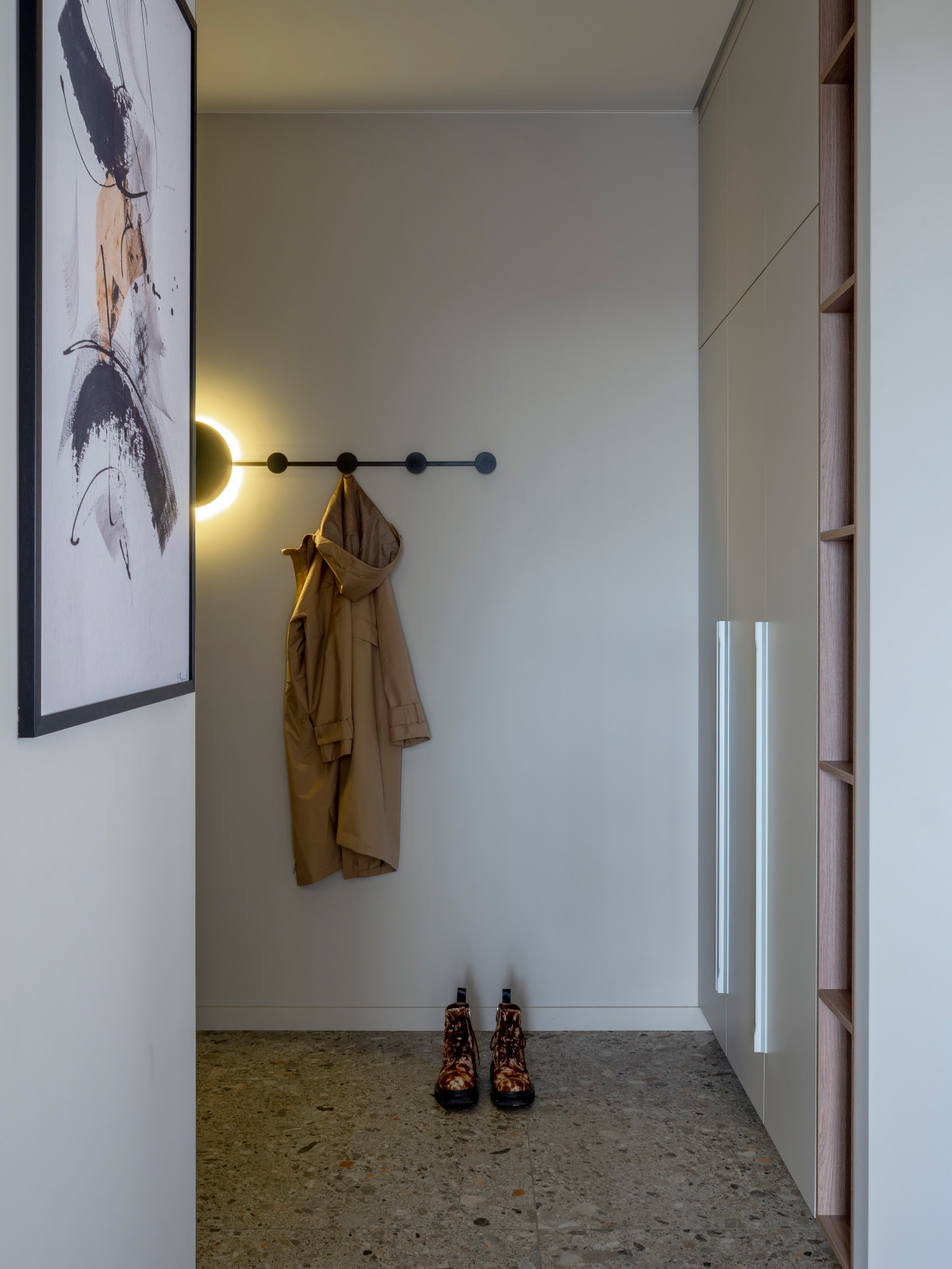 Серо-бежевый минимализм в ЖК Пушкин