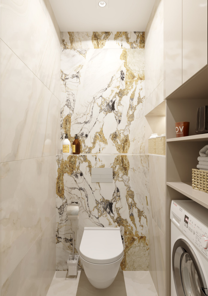 4-к квартира 105 м² в бардовых цветах