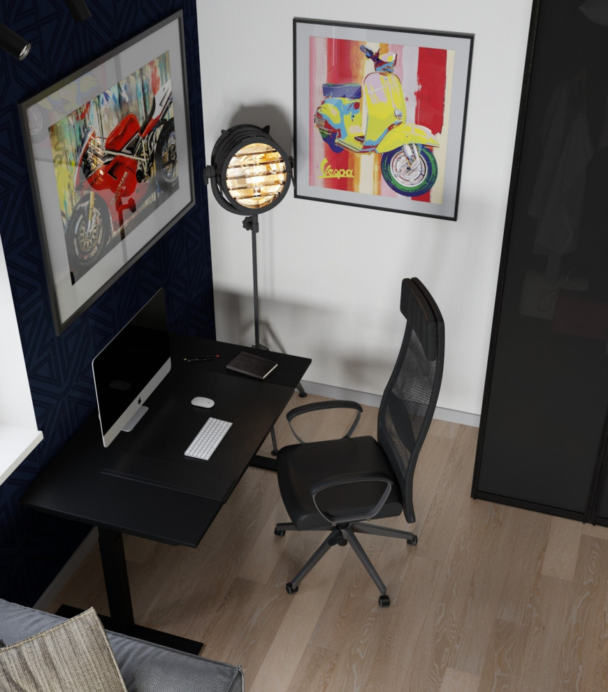 Маленькая графитовая квартира