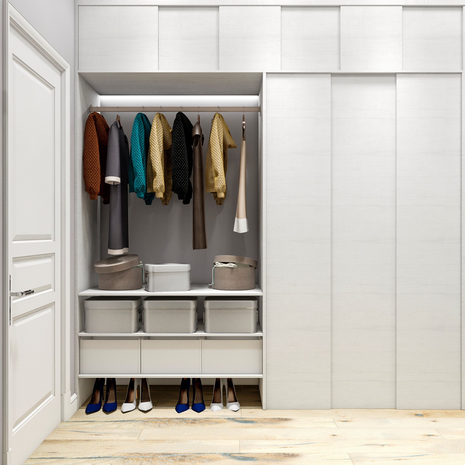 Интерьер загородного дома "Весенняя"