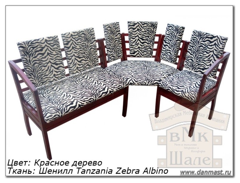 Кухонные угловые диваны из массива