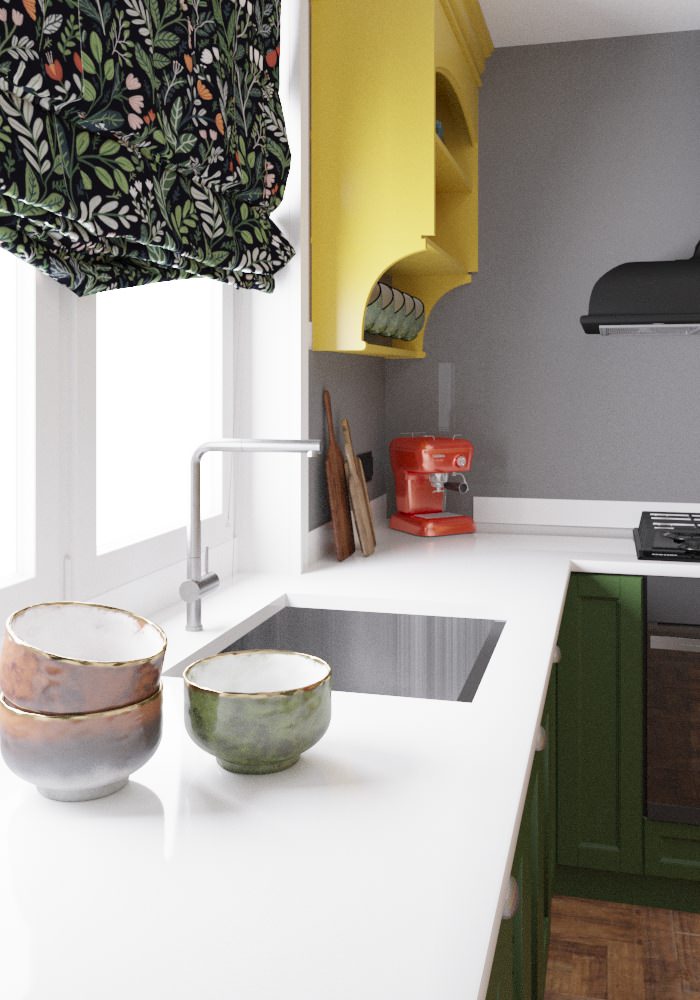 Однокомнатная с английским акцентом