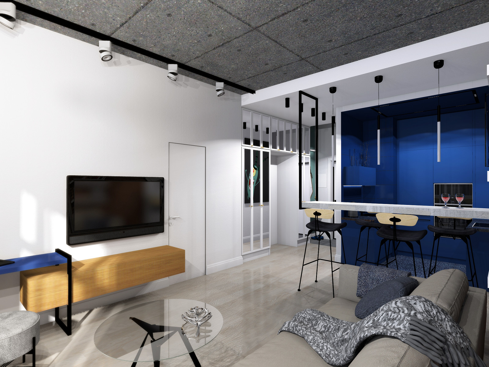 ЗАДОРНАЯ КВАРТИРА В СТИЛЕ ЛОФТ