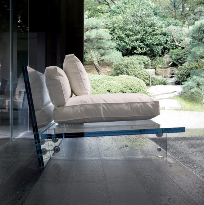 GLASS SOFA