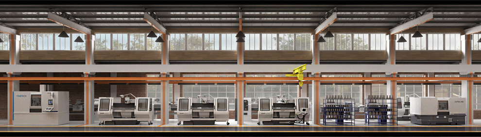 Промышленный дизайн цехов и лаборатории в НИМИ имени В. В. Бахирева