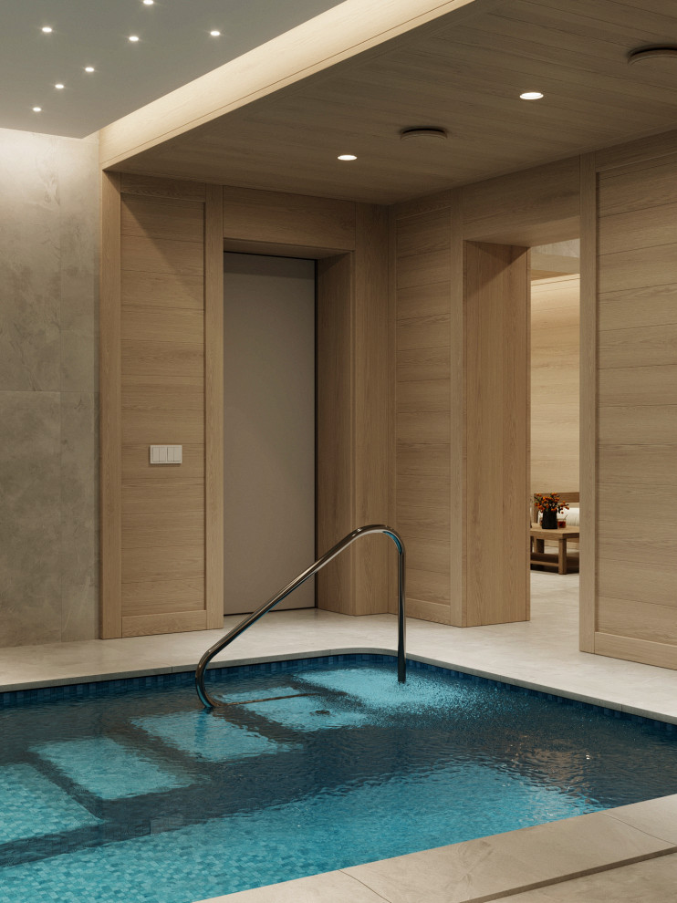 Зона отдыха с бассейном и сауной