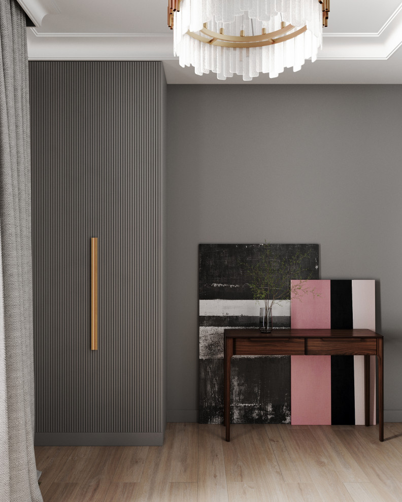 Стильный дом с красными акцентами