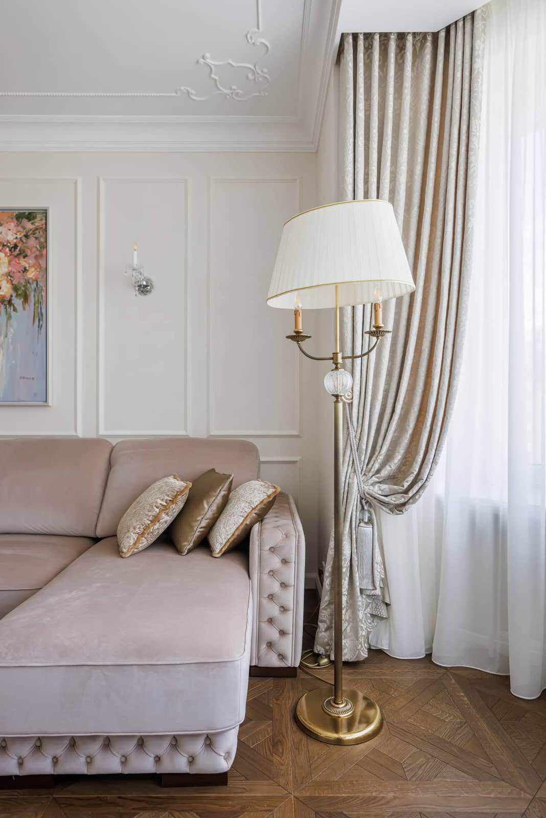 Дизайн и ремонт квартиры на 1ой Тверской-Ямской улице — Игра в классику