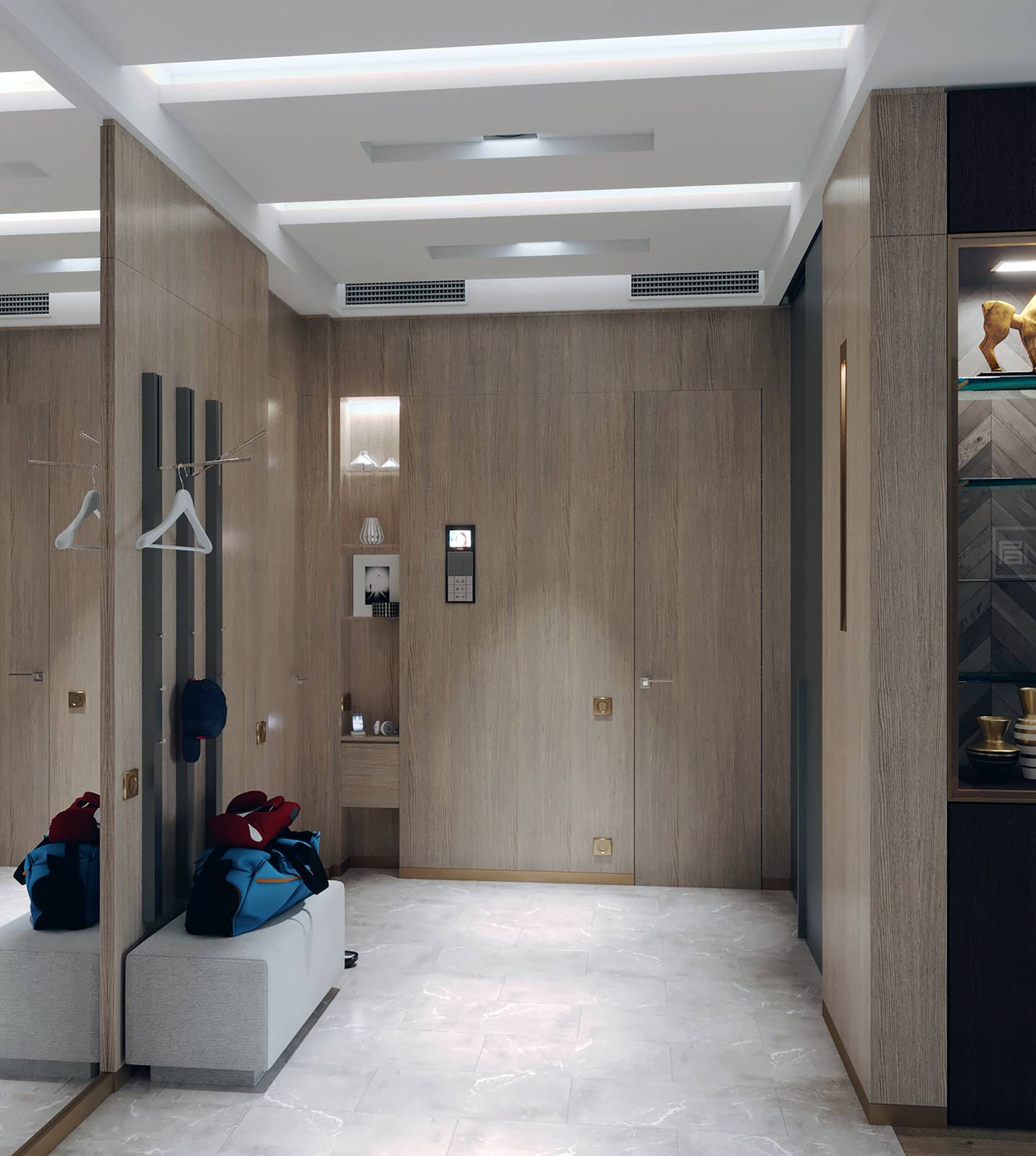 Дизайн-проект квартиры в ЖК "Фьюжн парк"