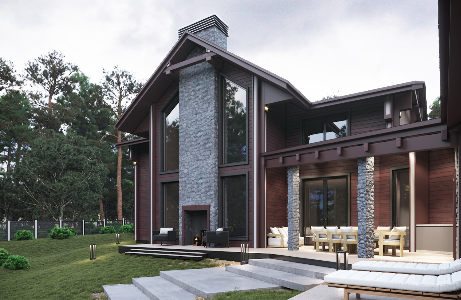 Архитектура частного дома -А1