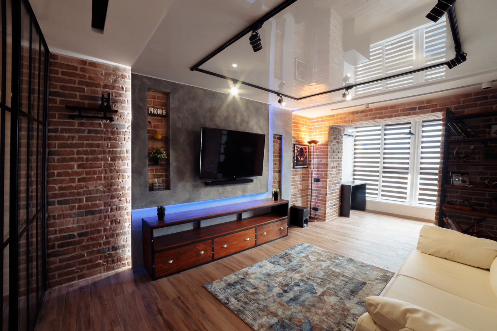 LITE LOFT. Дизайн-проект однокомнатной квартиры 58 м2