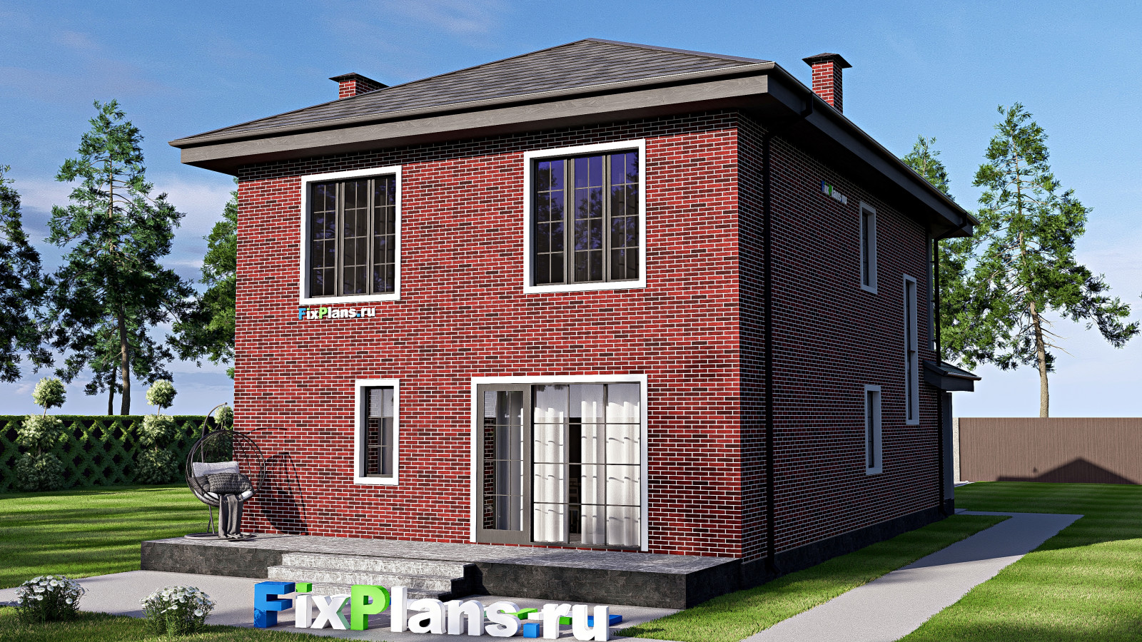 Проект двухэтажного дома 9х17 м S215м2 F-17990