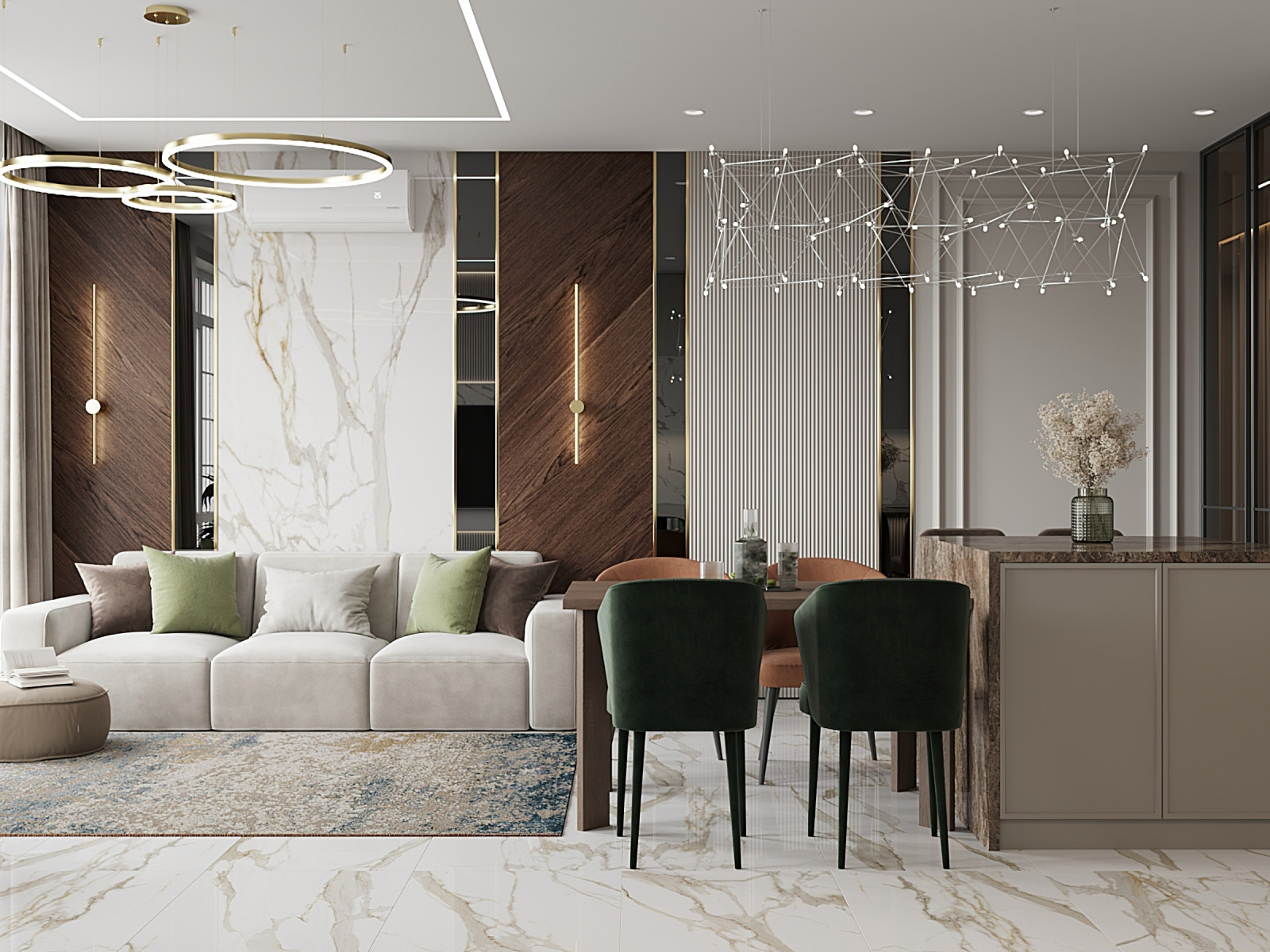 Дизайн-проект  квартиры в центре города