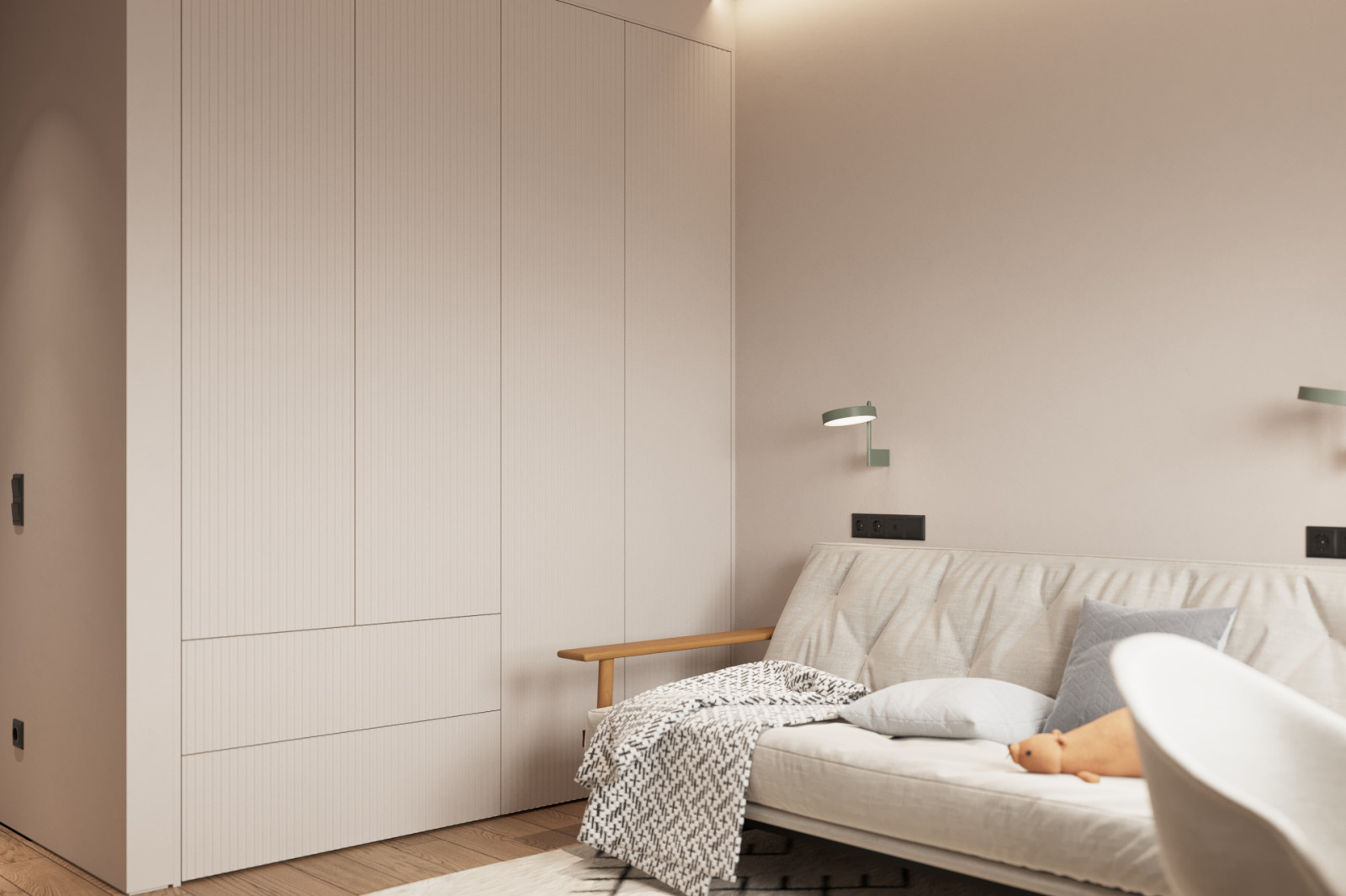 Проект интерьера квартиры "CREAM"