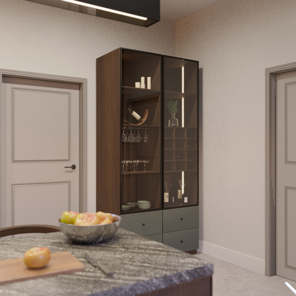 Проект кухни в современном стиле