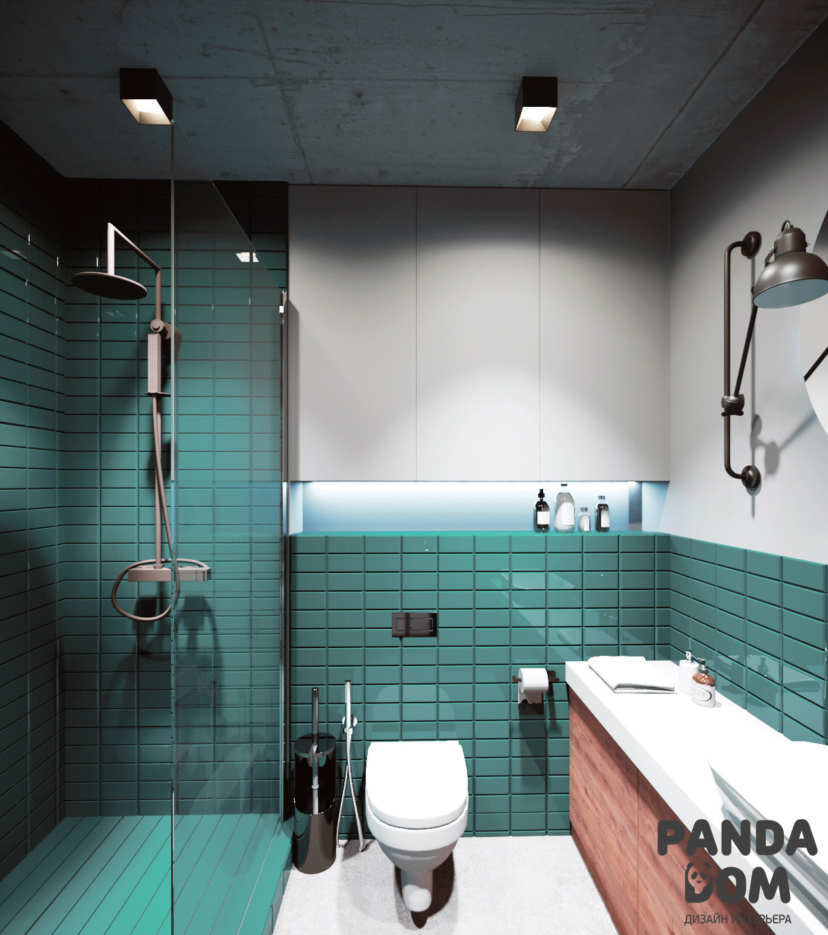 Светлый "лофт" для девушки.